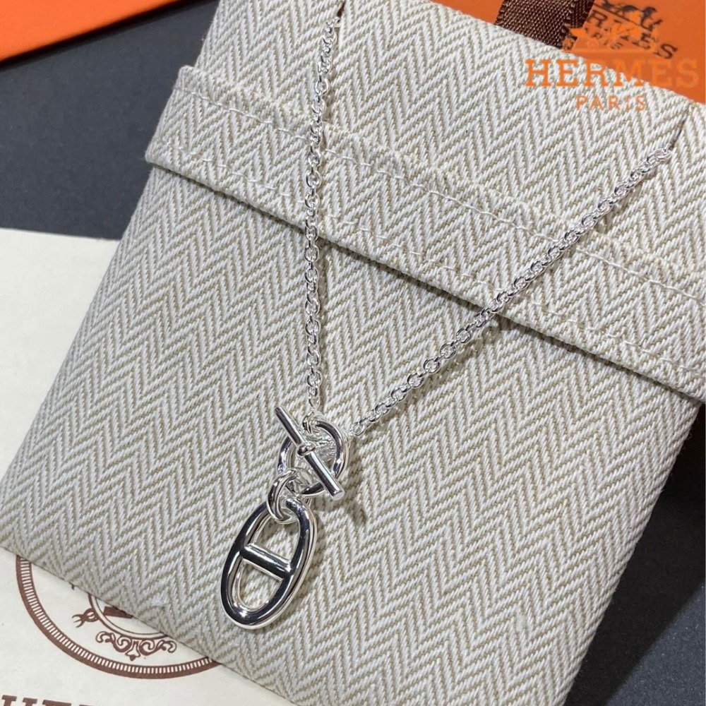 【おしゃれアイテム♪】HERMES★シェーヌダンクル ネックレス