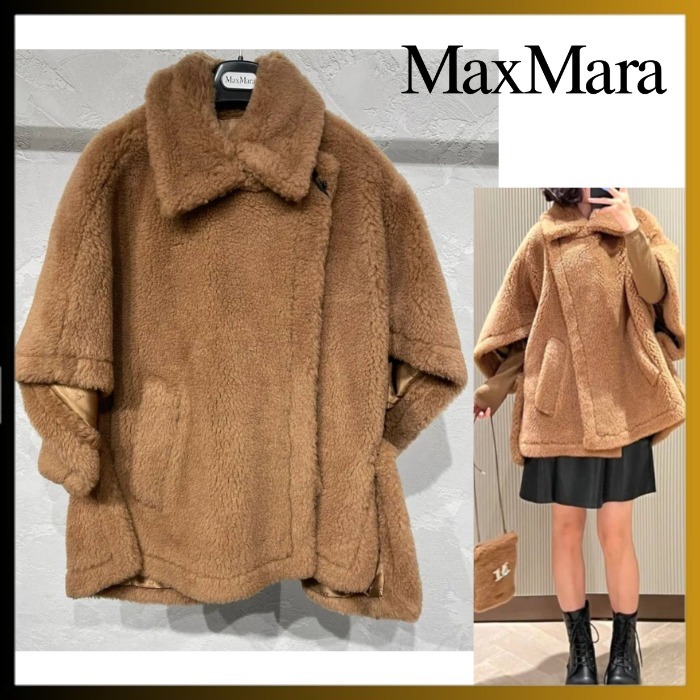 【CAMMELLO】MAX MARA TEBE ショートケープ