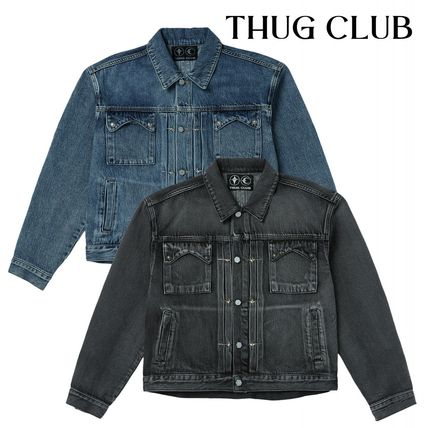 Thug Club】Basic Emblem Denim Jacket (Thug Club/デニム