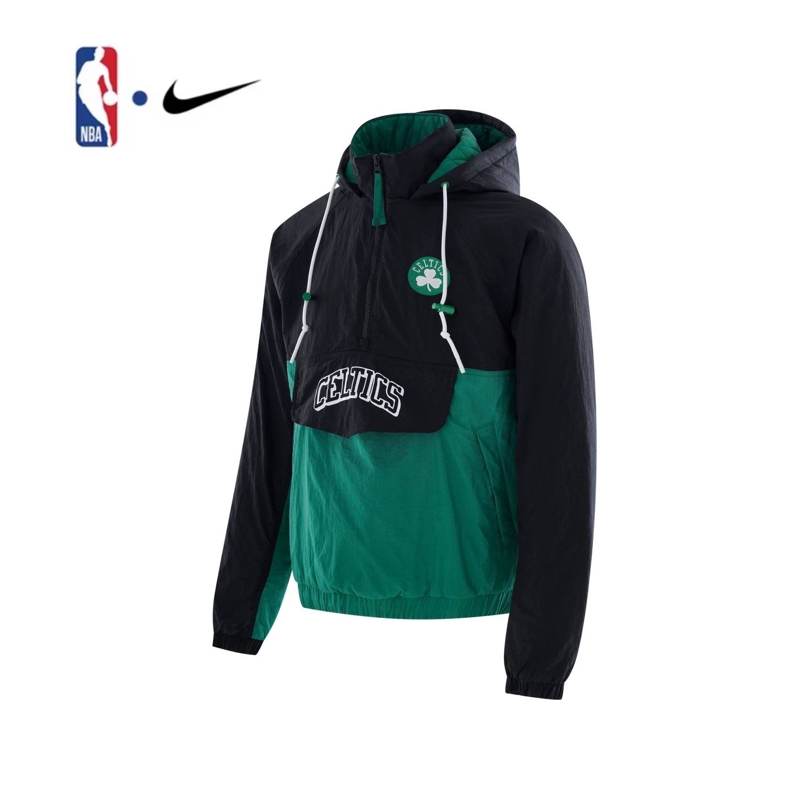 NIKE NBA Premium ナイロンジャケット フーディー バイカラー