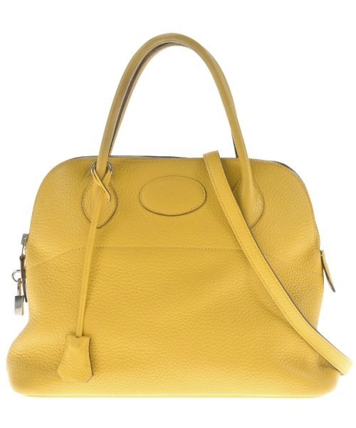 HERMES エルメス ハンドバッグ 黄 31 4500324L0042
