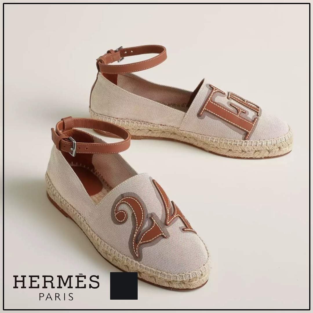おしゃれ【HERMES】エスパドリーユアドレス ２色
