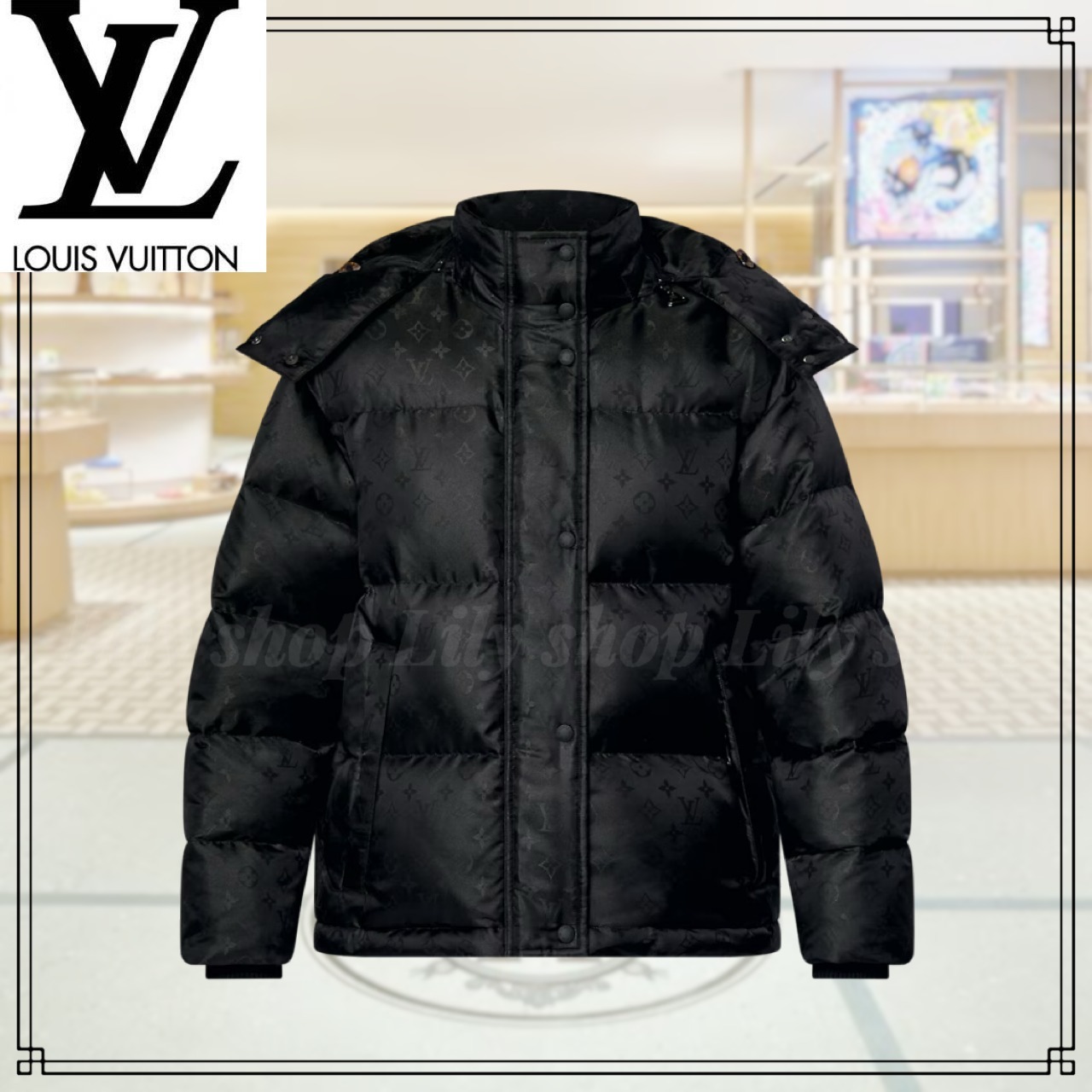防寒対策もオシャレに★【LouisVuitton】ダウンジャケット