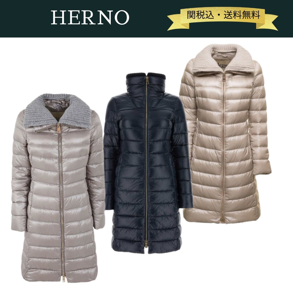 【関税・送料込】HERNO 24AW ジップアップ ナイロンコート
