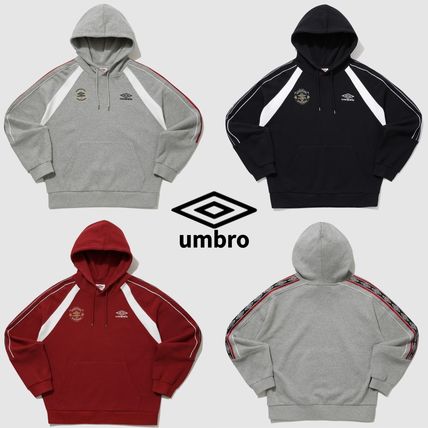 韓国*UMBRO■新作*ユニセックス フリースレタリングパーカー 韓国*UMBRO□新作*ユニセックス フリースレタリングパーカー