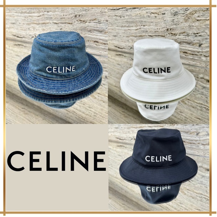 【直営店/複数色ご用意♪】CELINE バケットハット コットン