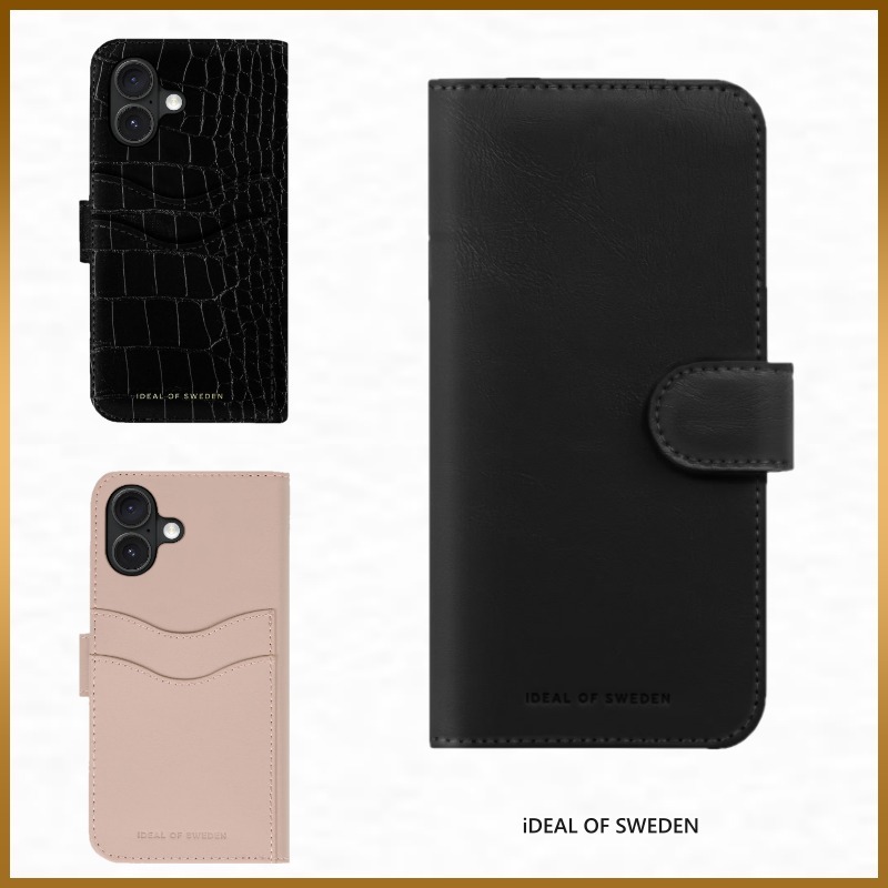 【IDEAL OF SWEDEN】iPhoneケース 手帳型 カード収納 高級感