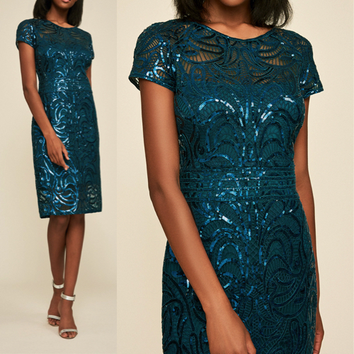 ☆TADASHI SHOJI 上品レースカクテルワンピース☆