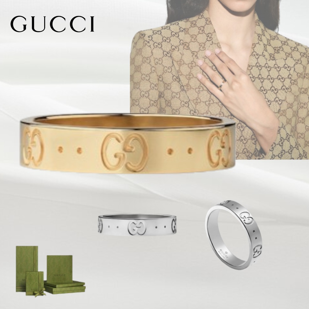 【GUCCI】〔アイコン〕 18K スリムリング