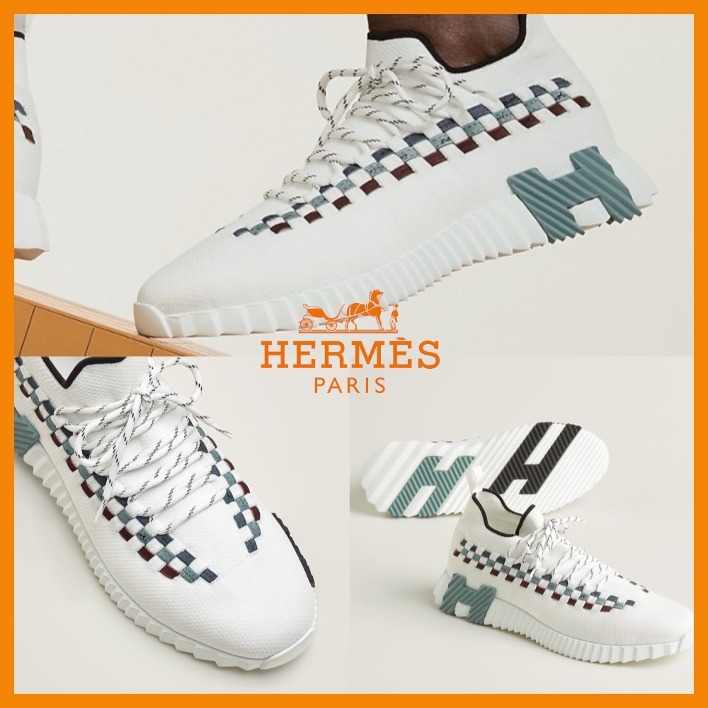 【気分も上がる個性的なデザイン♪】HERMES スニーカー