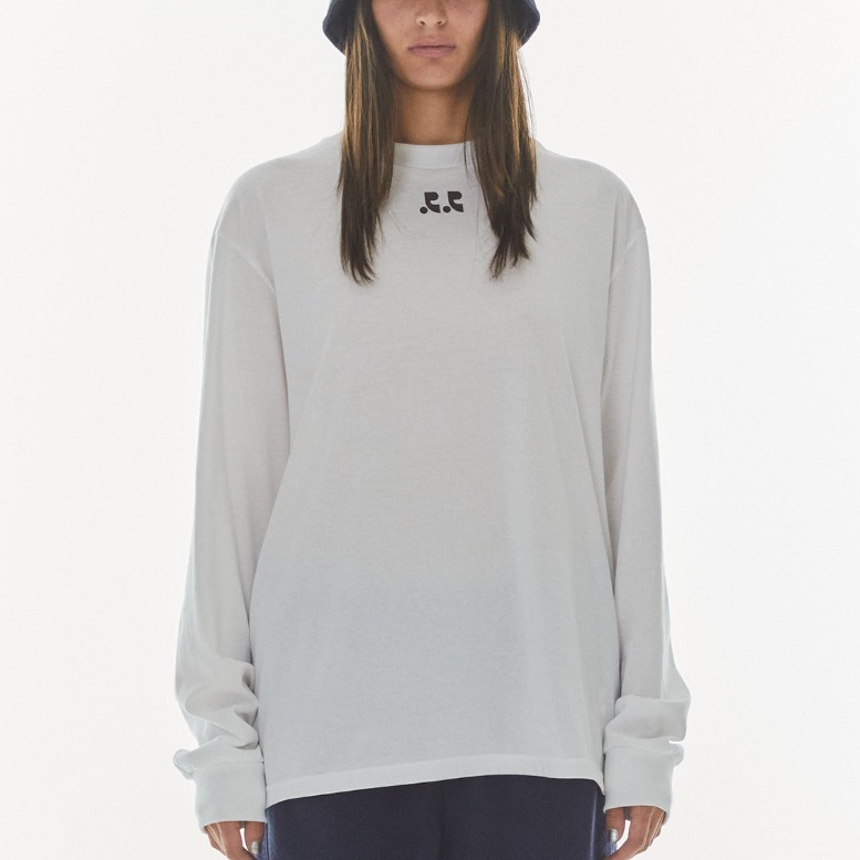 Rest & Recreation LOGO OVERSIZED LONG SLEEVE T-SHIRT 4BFK988