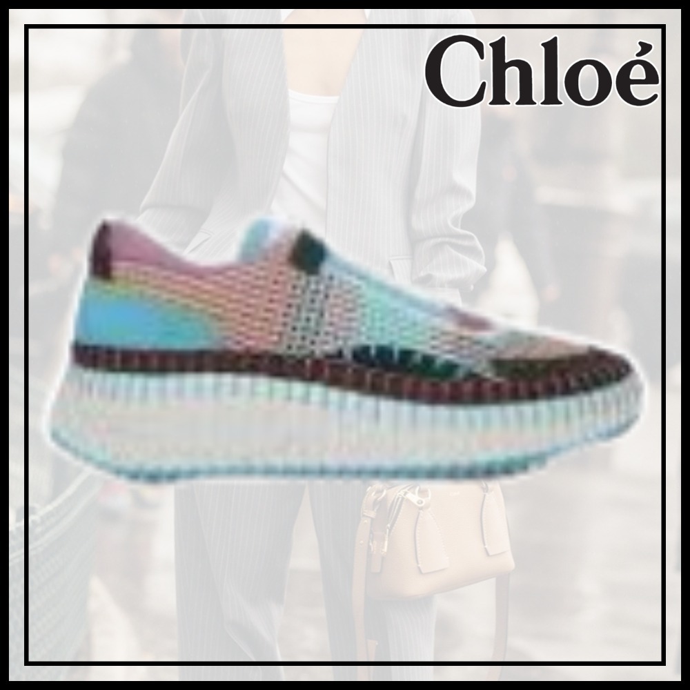 outlet【Chloe】Nama☆Creamy Lilac ローカット スニーカー
