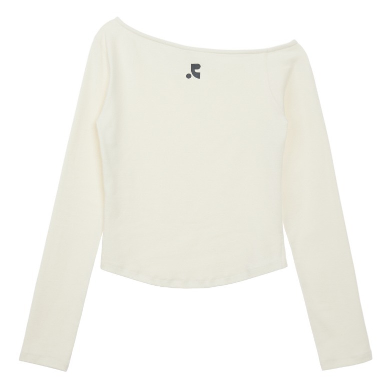 Tシャツ・カットソー Rest & Recreation ONE SHOULDER LONG SLEEVE TOP 4BFK997 ☆Rest & Recreation☆ONE SHOULDER LONG SLEEVE TOP☆大人気