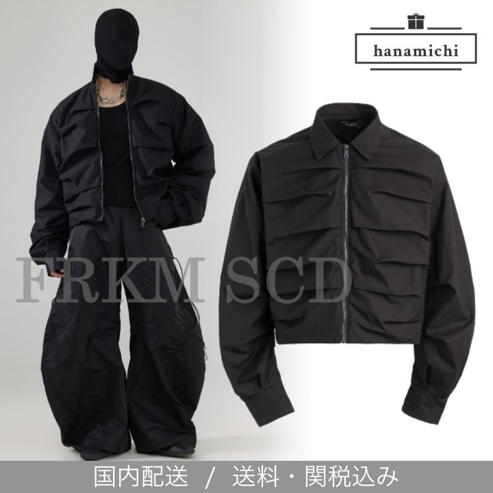 FRKM SCD*日本未入荷*プリーツ/ショートワイド ジャケット