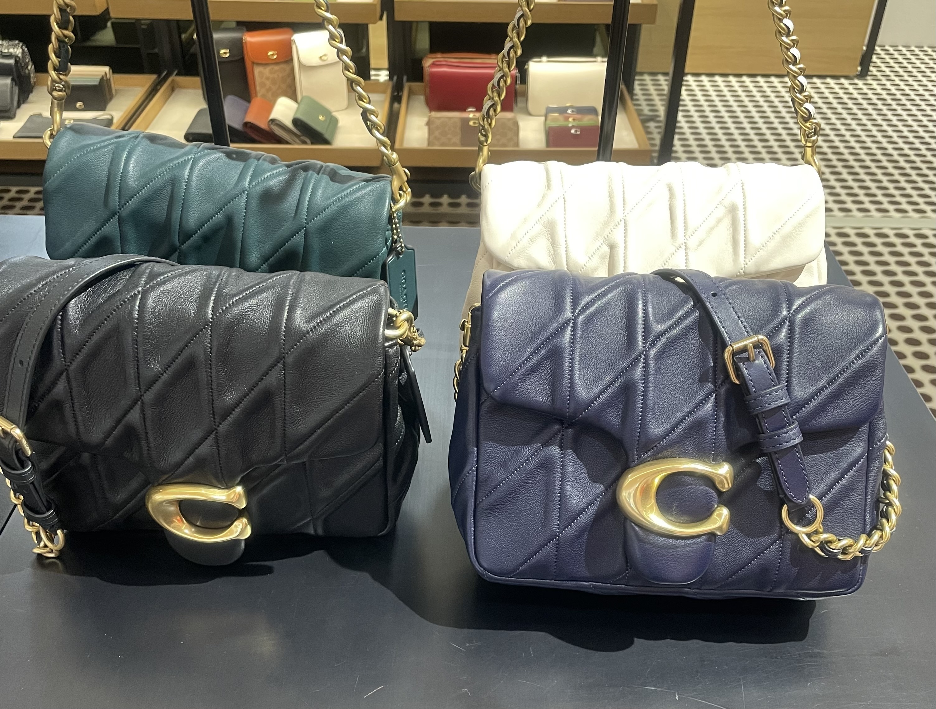 【COACH】タイムズ スクエア タビー ショルダー・キルティング