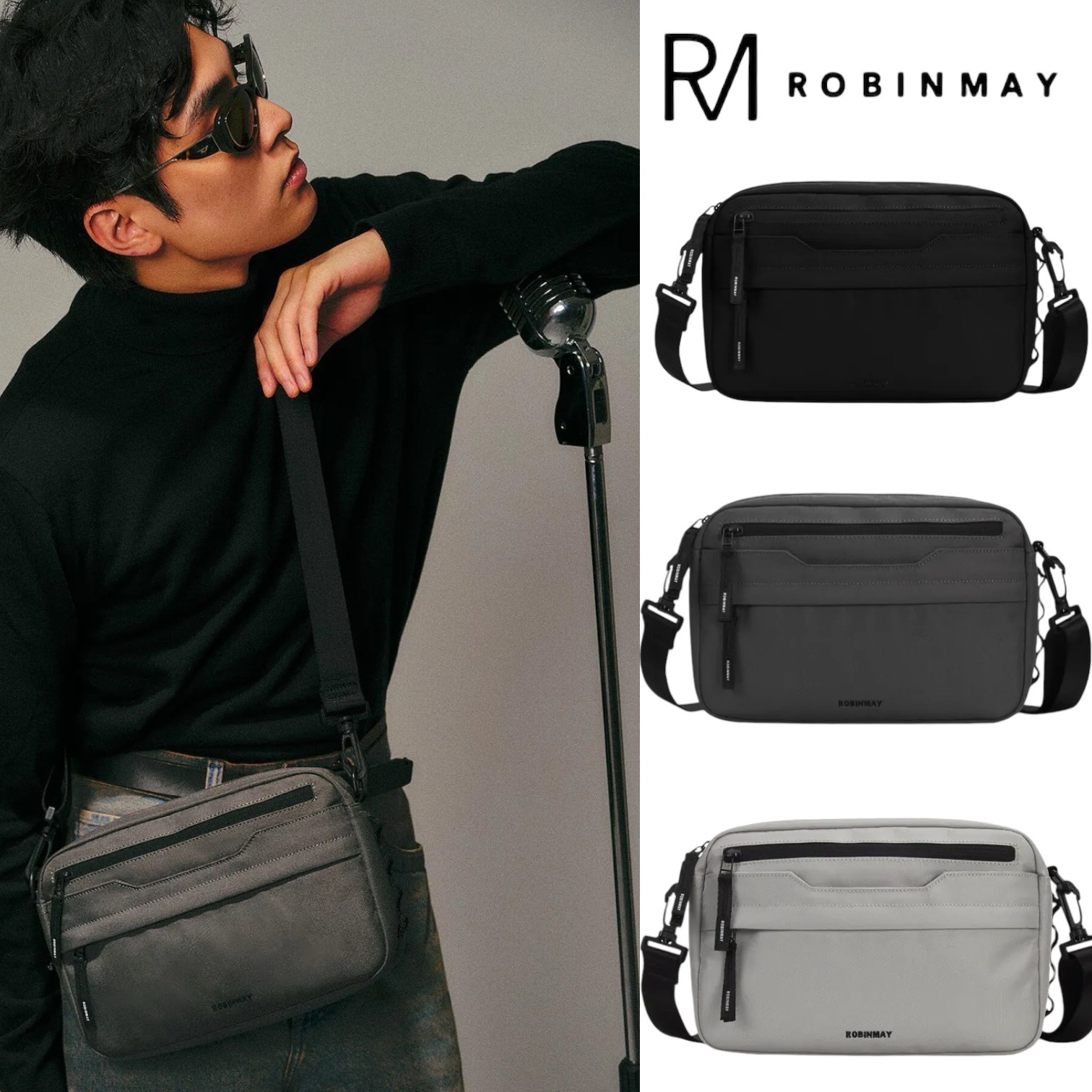 ★ROBINMAY 杰克斯斜背包 ナイロン ショルダーバッグ/送料込