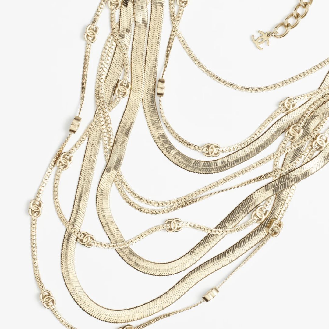 《24B》CHANEL ネックレス ココマーク ゴールド シルバー