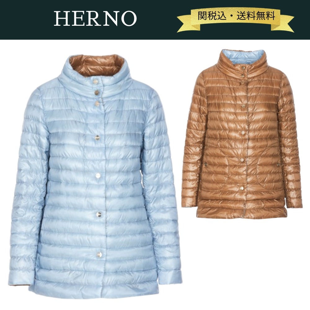 【関税・送料込】HERNO 24AW ナイロン リバーシブル Aシェイプ