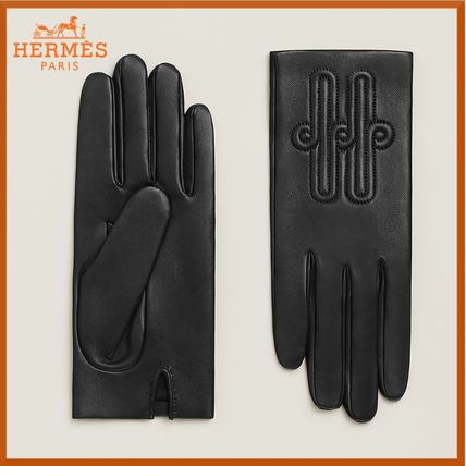 エレガントな１品♪HERMES ボニー シェーヌダンクル 手袋 HERMES エルメス グローブ ボニー シェーヌダンクル #7 16cm