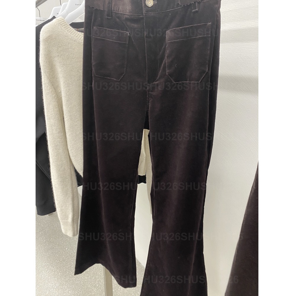 ★MARDI MERCREDI★CORDUROY WIDE FLARE PANTS