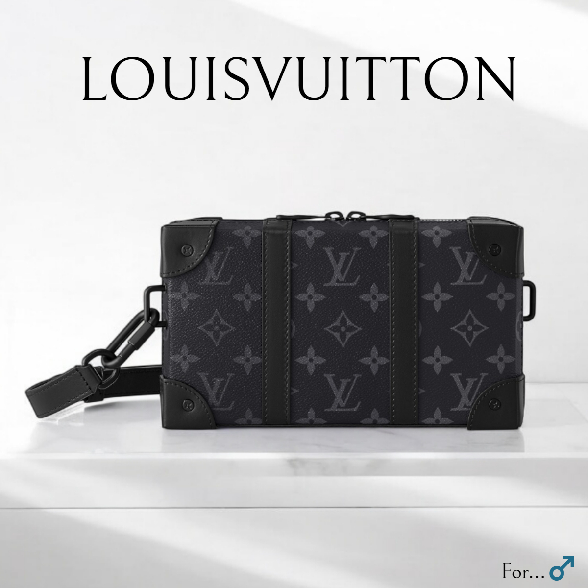 新作メンズ*LV*モノグラム トランク ショルダーバッグ M69838