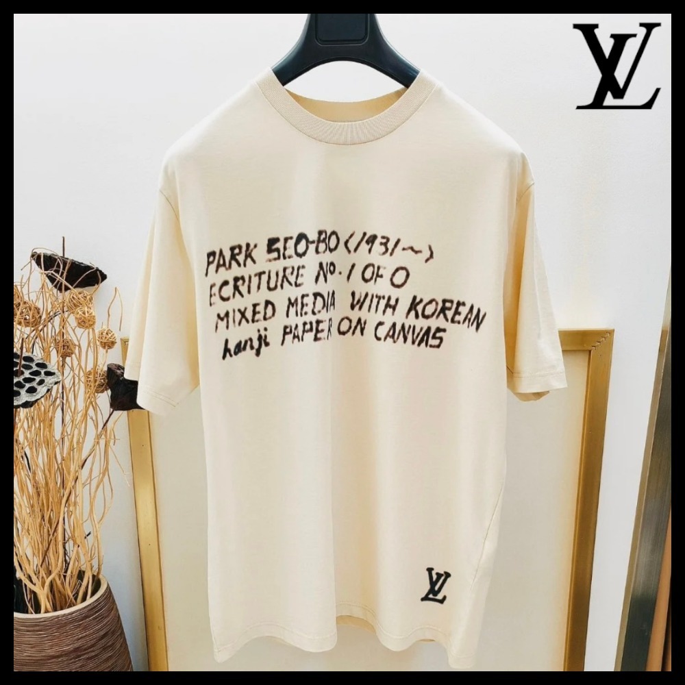 【魅力的なキャンバスカラー♪】ルイヴィトン★ロゴＴシャツ