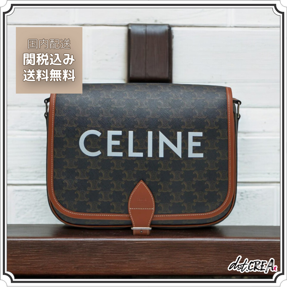 送料関税込◇CELINE フォルコ メッセンジャー ショルダーバッグ