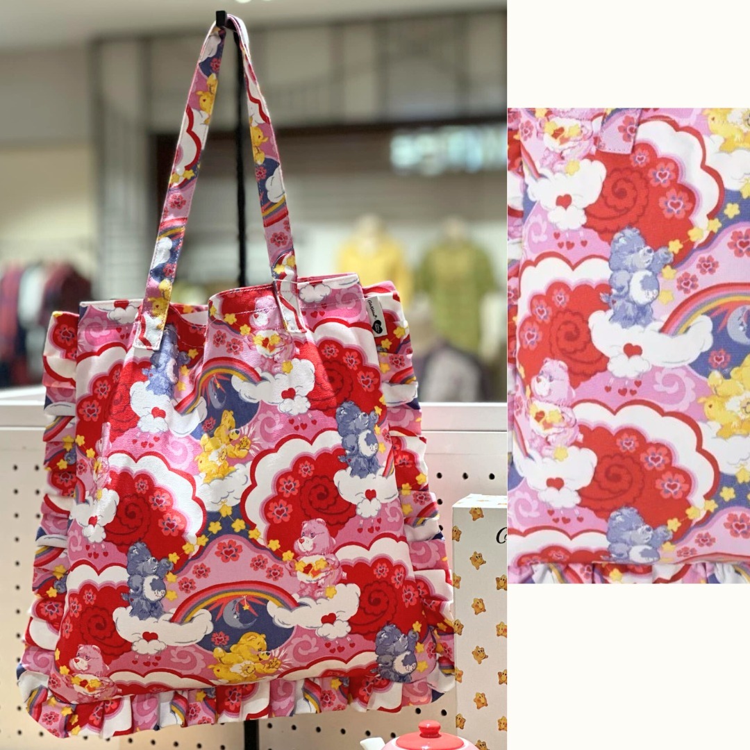 Cath Kidston Frill Tote Wish Big Pink ケアベア フリル トート