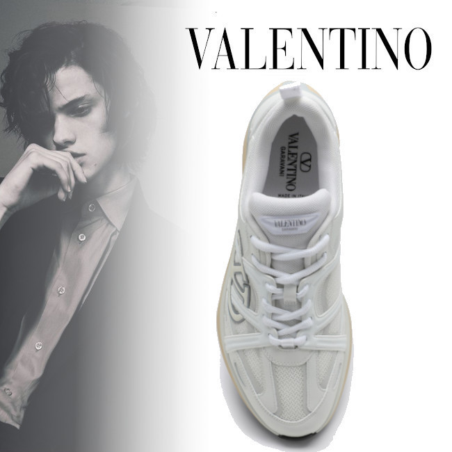 正規店買付【VALENTINO】Easyjog ホワイト/グレー スニーカー