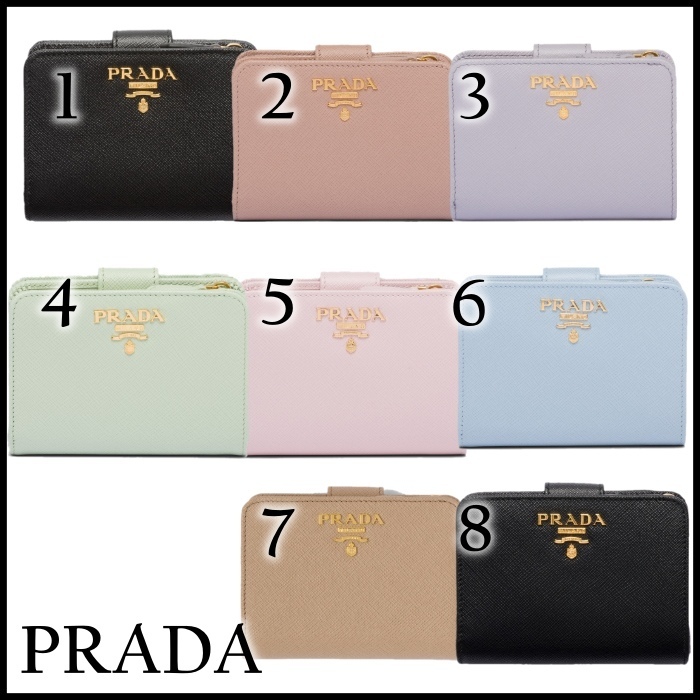PRADA 国内買付 サフィアーノマルチカラー 財布