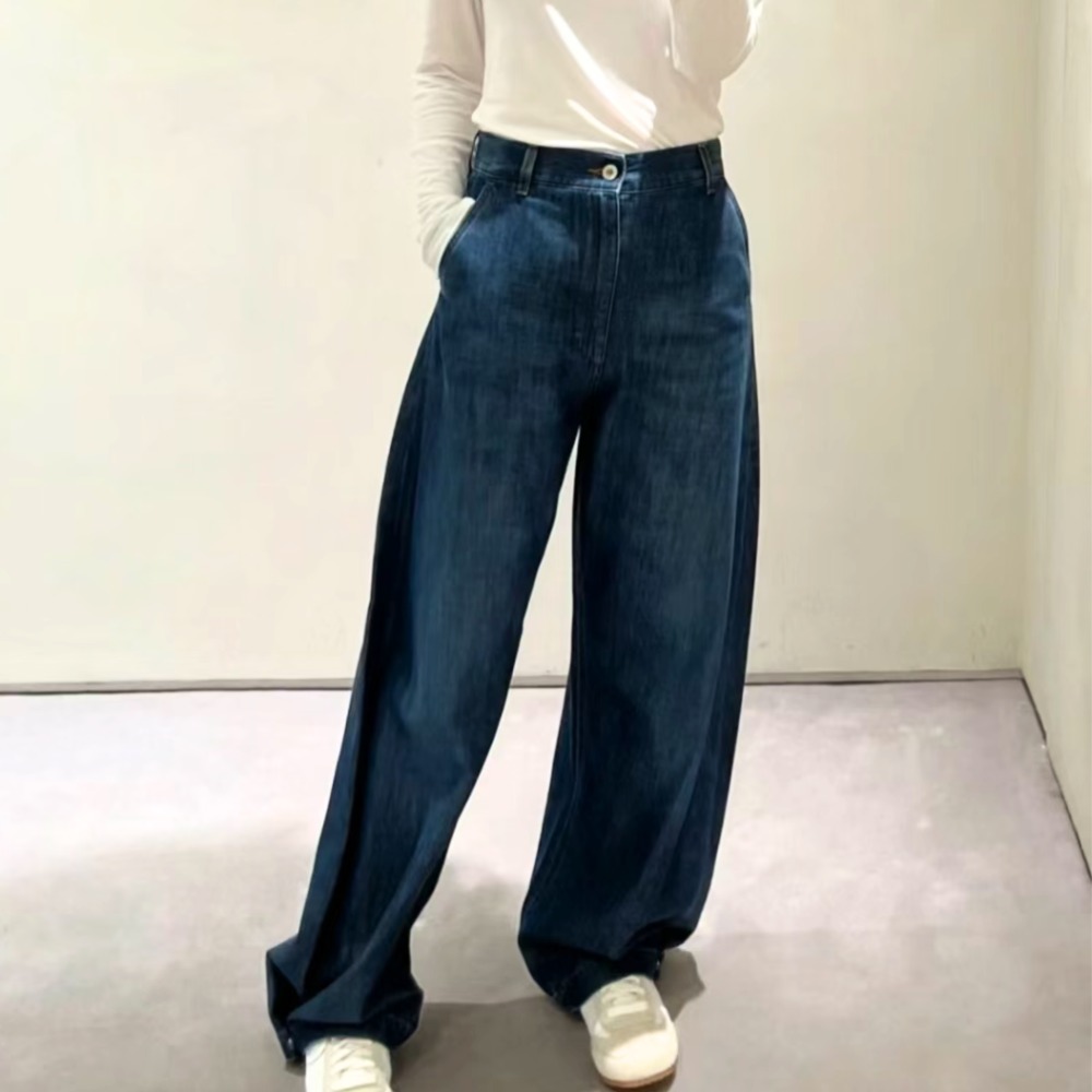 《大人カジュアル》【LOEWE】バルーントラウザーズ デニム