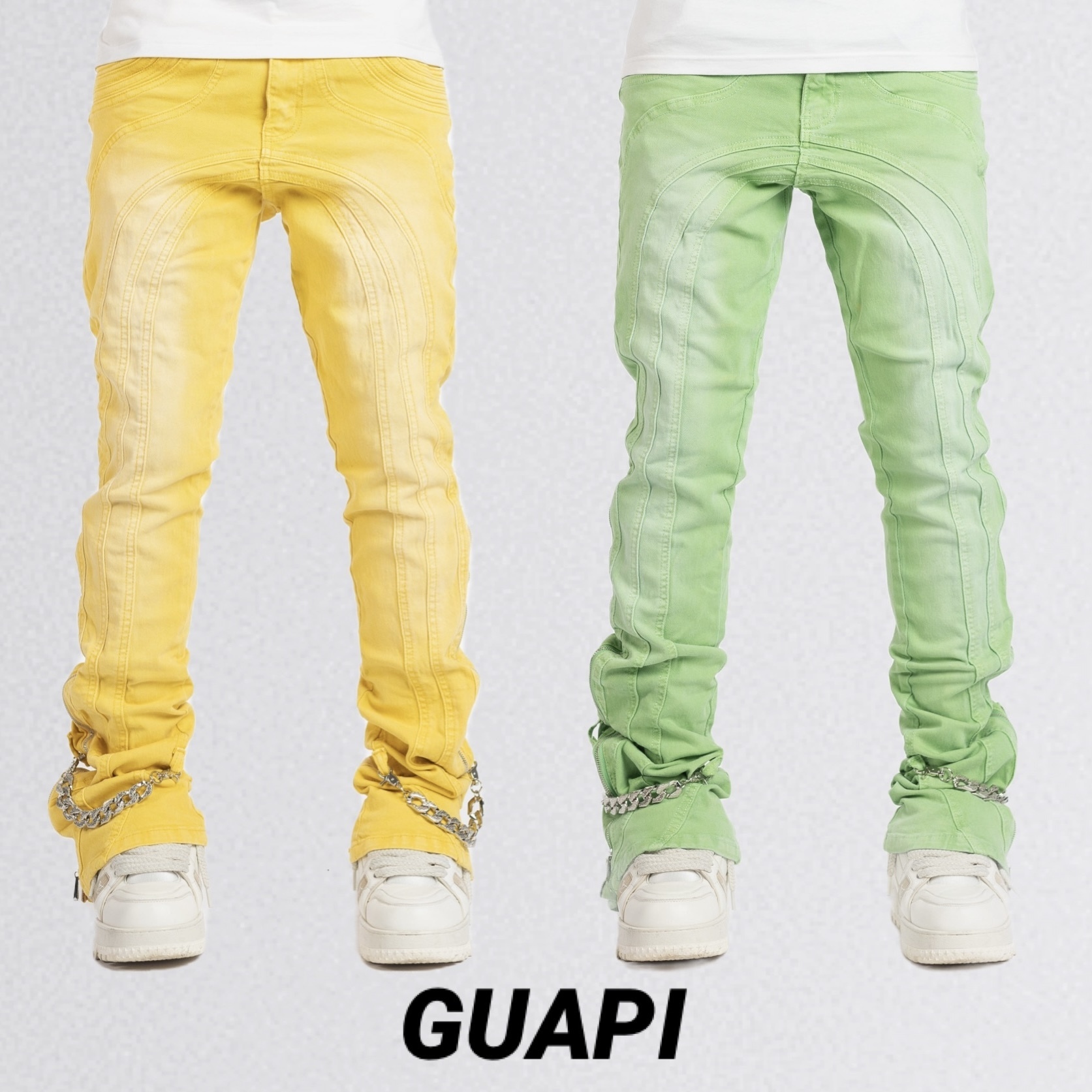 ◆GUAPI◆チェーン デニム 送料込