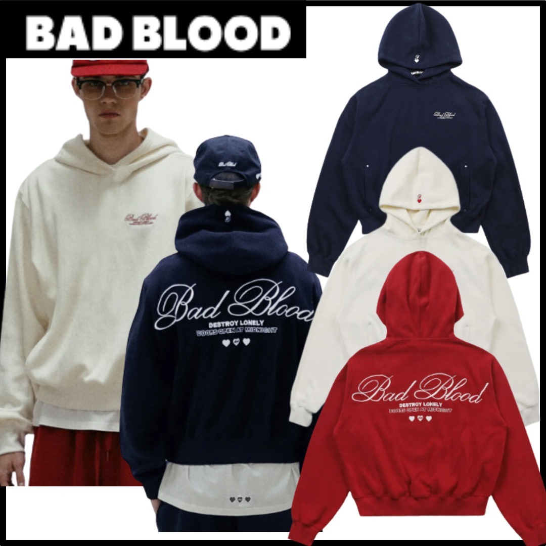ユニセックス Badblood★Classic Logo Hoodie