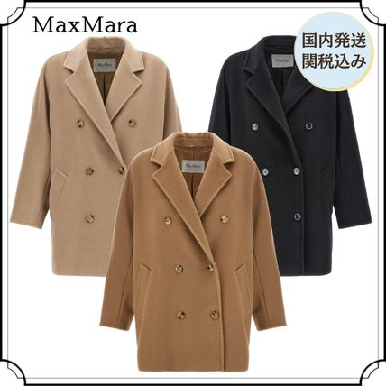 ブラック（黒）系 Max Mara 101801 ICON COAT MADAME(マックス