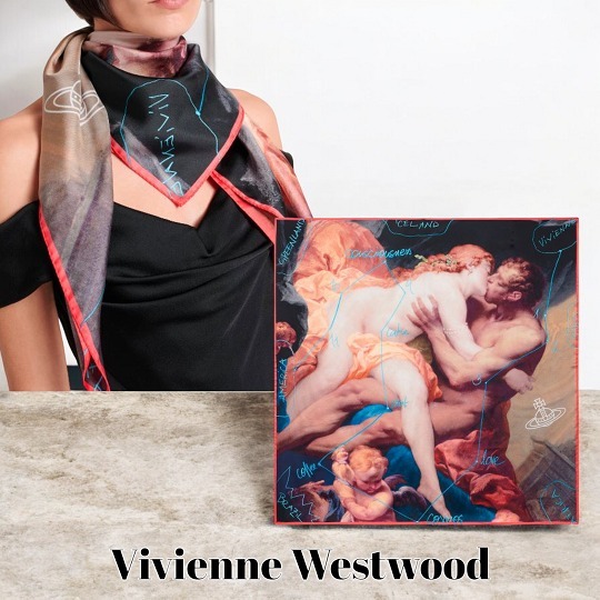 Vivienne Westwood★Kiss シルクスカーフ