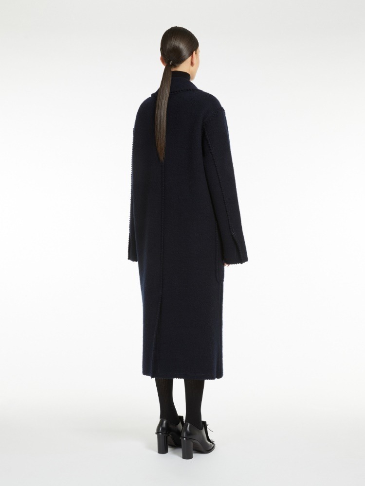 【エレガント】MaxMara《JENE》ウール カシミヤ ニット コート