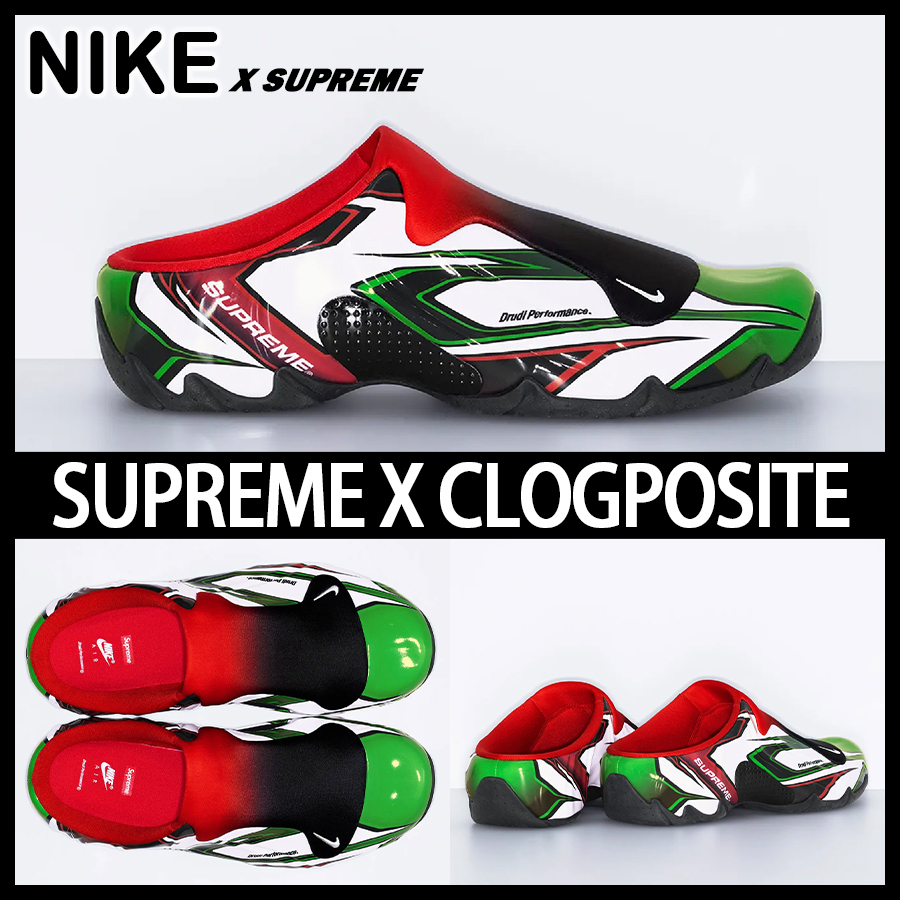 ★NIKE x SUPREME★コラボ★CLOGPOSITE★追跡可