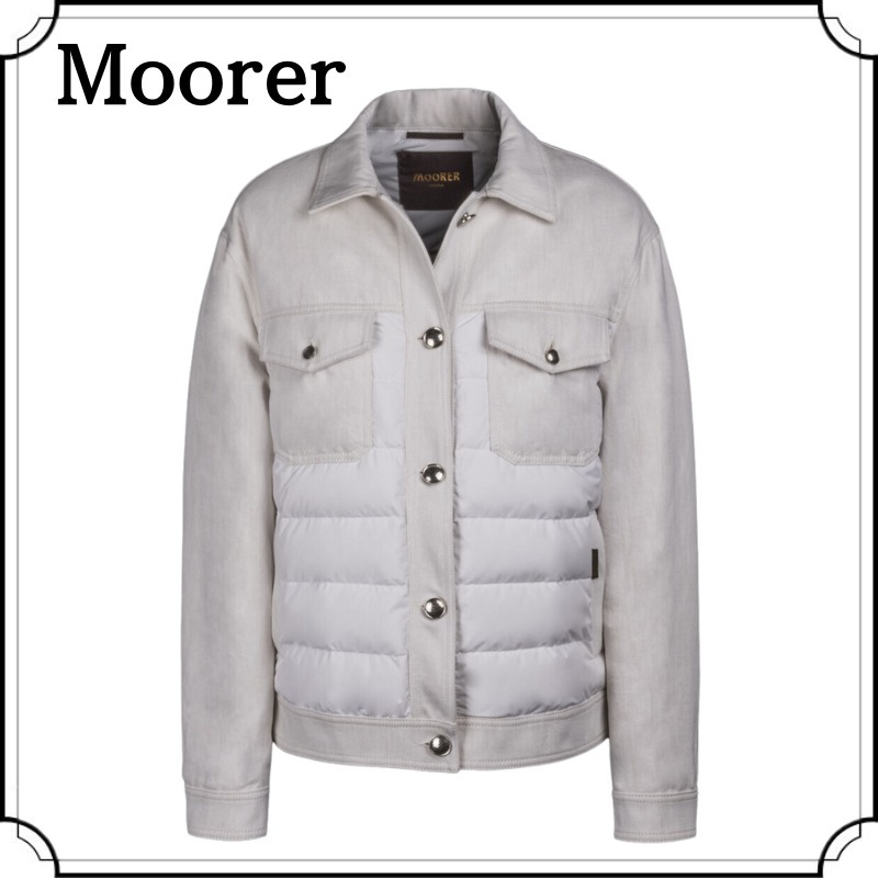 MOORER ムーレー BRILLI ダウンジャケット デニム ポケット