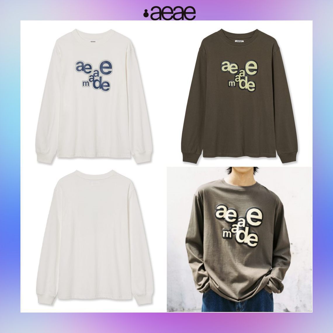 【AEAE】韓国人気★ AEAE MADE L/S