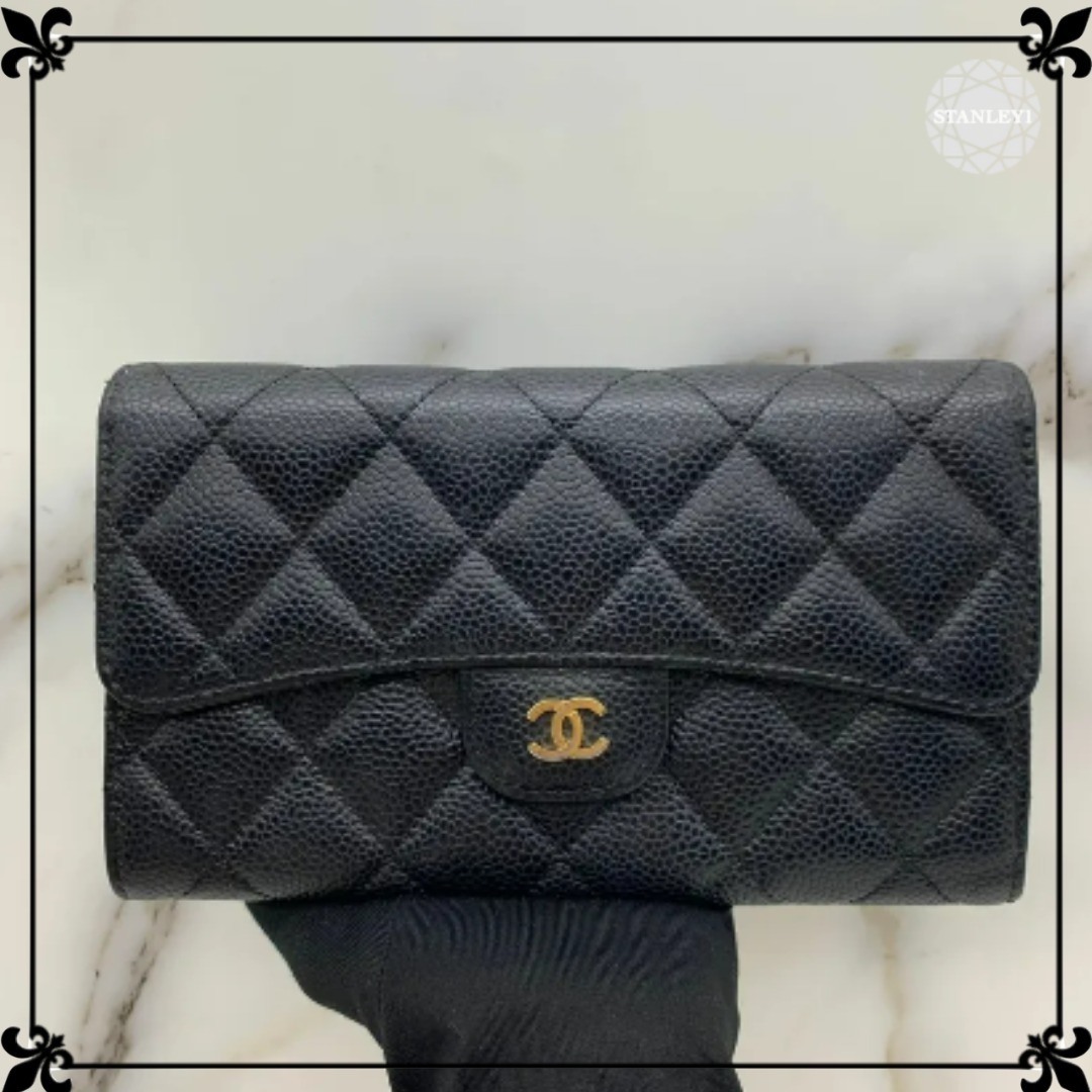 【CHANEL】シャネル財布★wallet★ココマーク★長財布★ブラック