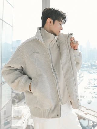 ジャケット レイヤード タートルネック ショート カジュアル