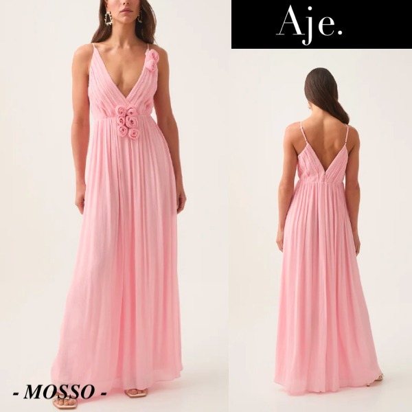 【Aje.】Mercurial Maxi Dress Vネック フローラル マキシドレス