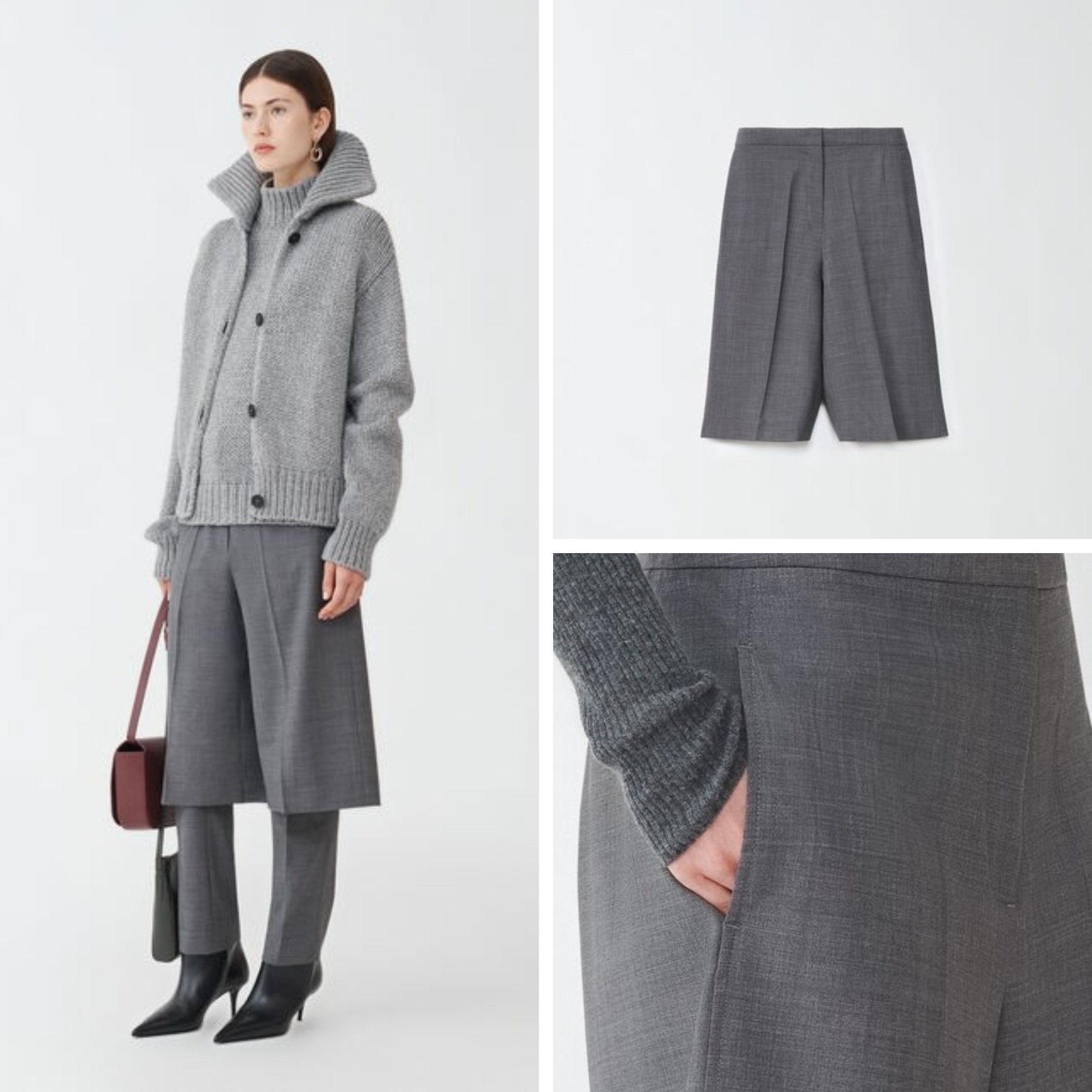 《送料無料》FABIANA FILIPPI Fresh-wool Bermuda shorts