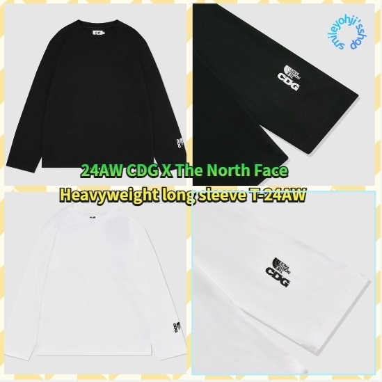 ★24AW★CDG X The North Face Heavyweight long sleeve T-shirt