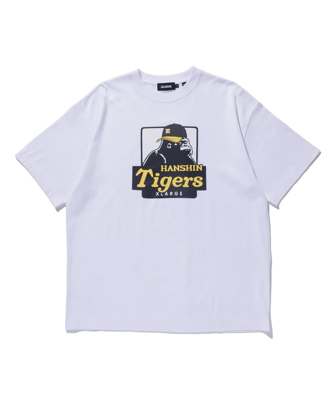 送料無料！XLARGE×HANSHIN TIGERS OG S/S TEE WH