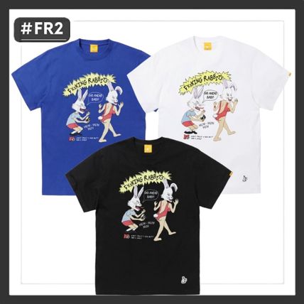 国内発送□#FR2□ロゴ コットン GO AHEAD BABY Tシャツ 3色展開