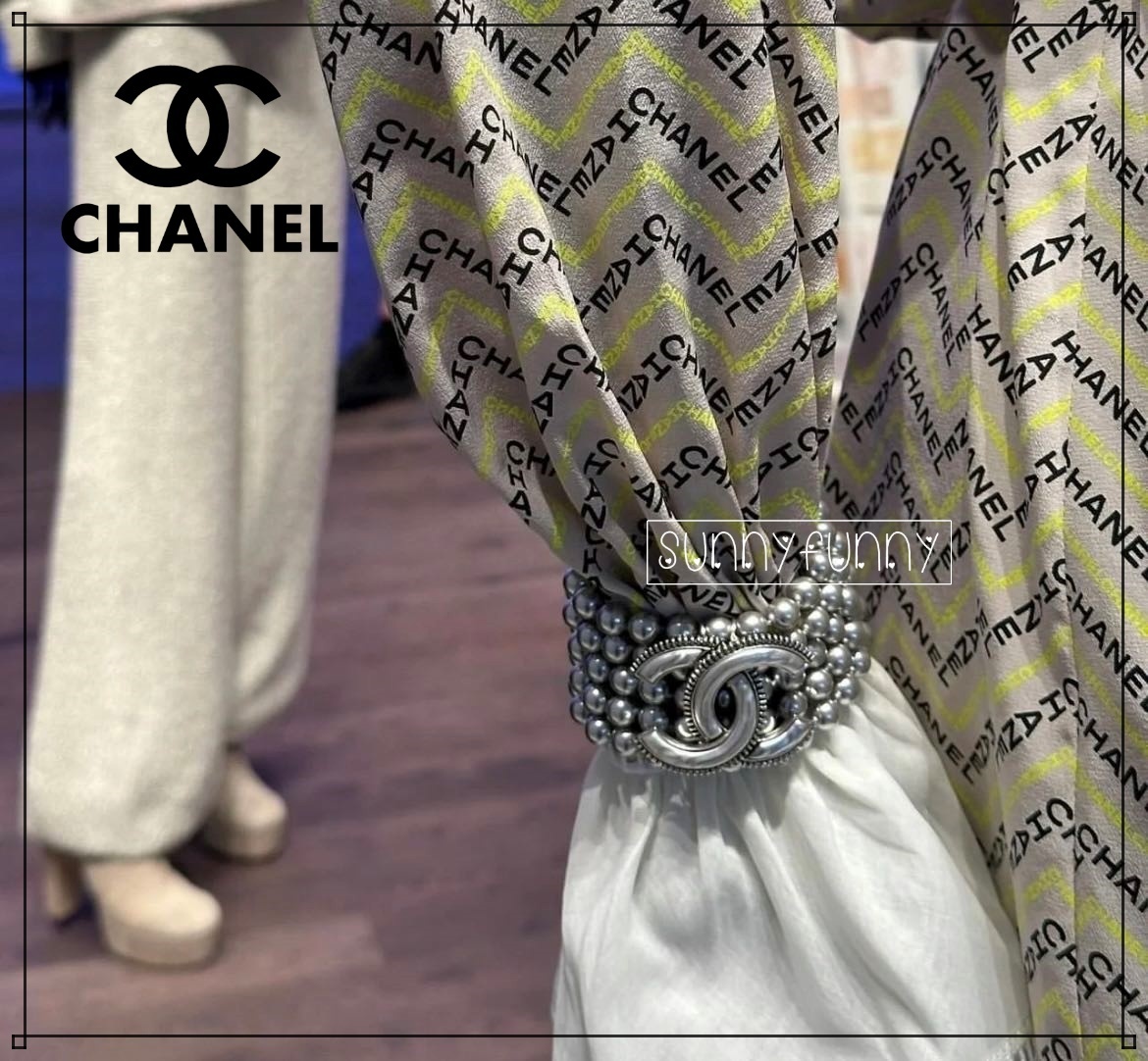 《24K★》CHANEL ブレスレット おしゃれ 太め
