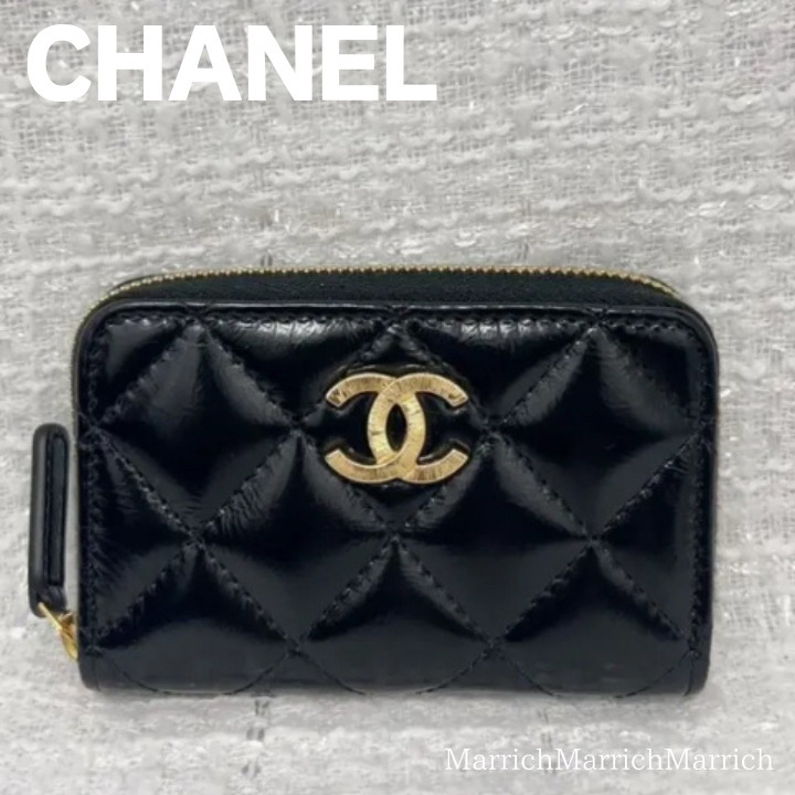 CHANEL《シンプルで1つは欲しい！》 ジップ コインパース