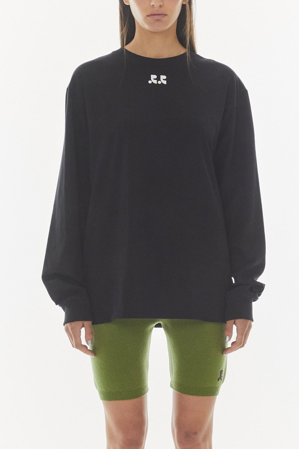 関税込★Rest&Recreation★LOGO OVERSIZED LONG SLEEVE T-SHIRT LOGO OVERSIZED LONG SLEEVE T-SHIRT - KHAKI - rest and recreation