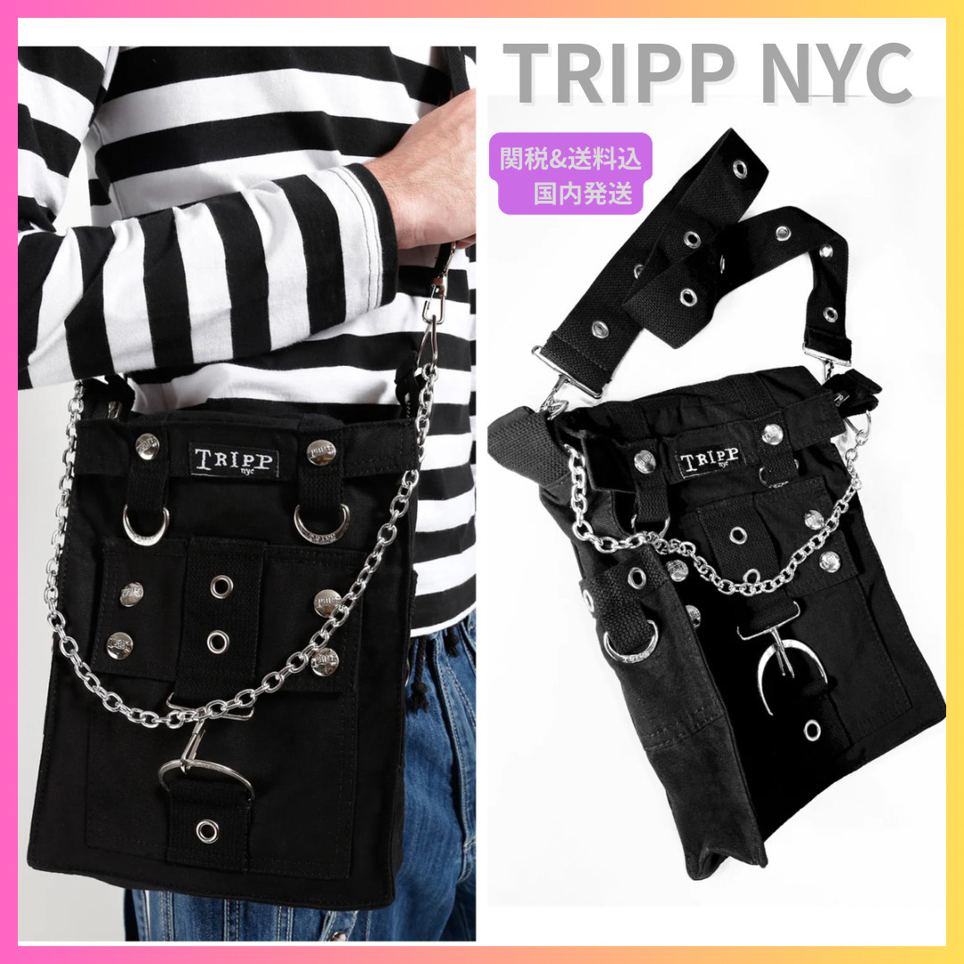 TRIPP NYC GOT IT ALL ロゴ ショルダーバッグ 関税＆送料込